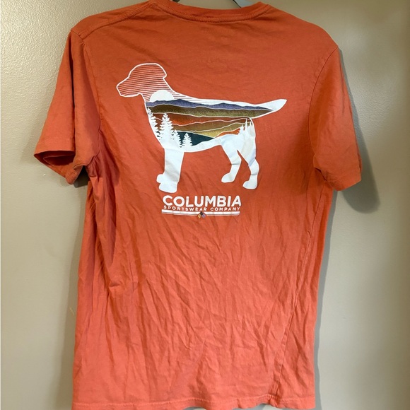 Columbia Men's Orange T-Shirt - Picture 4 of 4